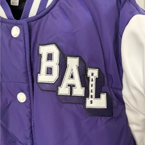 NWT Baltimore Ravens Full-Snap Jacket - Picture 2 of 6